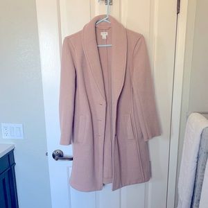 J Crew light pink coat